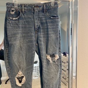 Abercrombie High Rise Mom Jeans